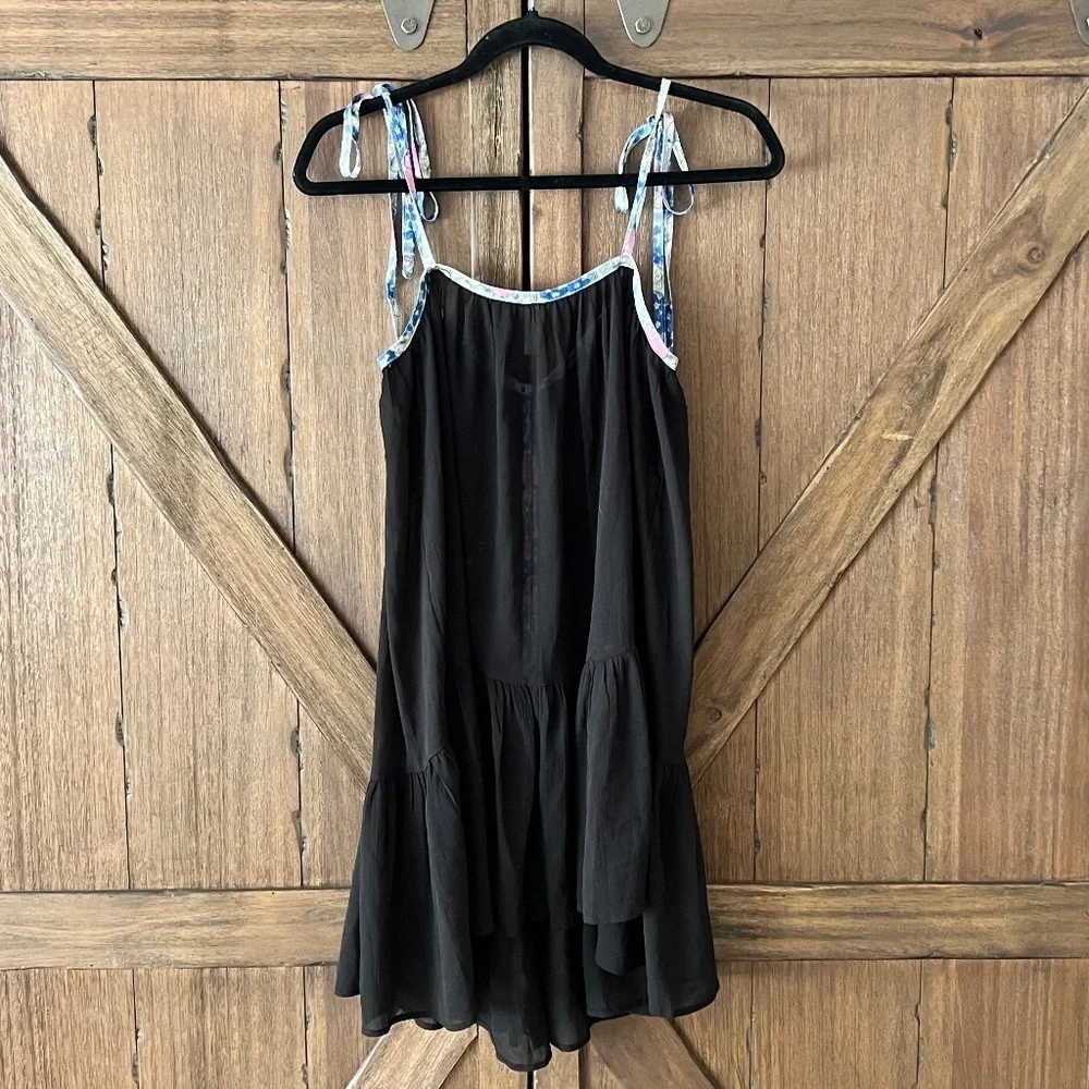 Free People Intimately Bali Sweet Nothing Sheer Babydoll Mini Coverup Size XS